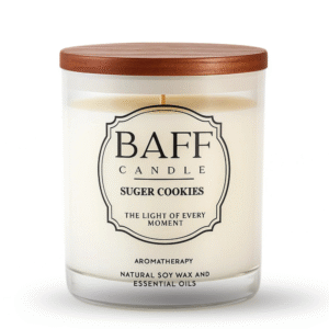 sugar cookies soy wax luxury candle (one wick)
