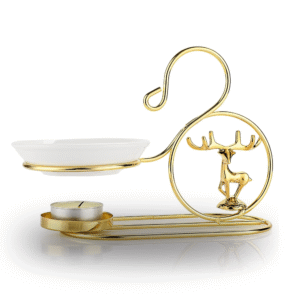 baff gold metal essential oil burner.