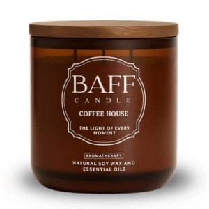 coffee house soy wax luxury candle (three wick)