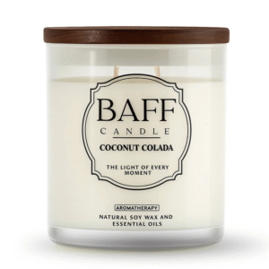 coconut colada soy wax luxury candle (two wick)