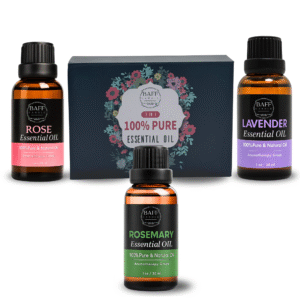 baff candle collection | lavender essential oil | rosemary essential oil | rose essential oil | pure & organic |