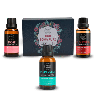baff candle collection | rosewood essential oil | rose essential oil | peppermint essential oil | pure & organic