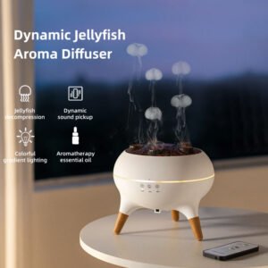 BAFF dynamic jellyfish aroma diffuser romantic multi color light aromatherapy humidifier home use large
